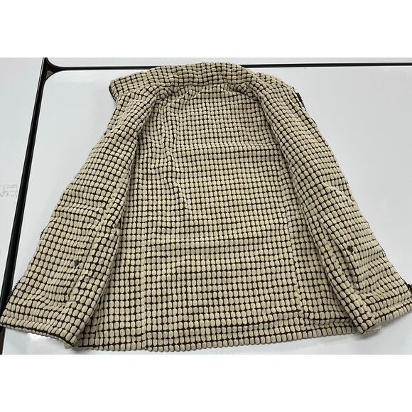 Cowgirl Up Reversible Women's  Size L Vest Full Zip Pockets Ivory and Brown - Picture 7 of 10